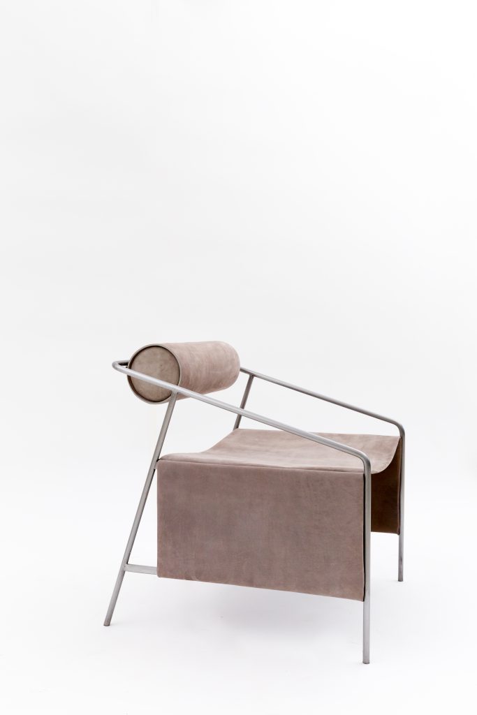 Farrah Sit + Chiyome Arctic Smoke Lounge Chair